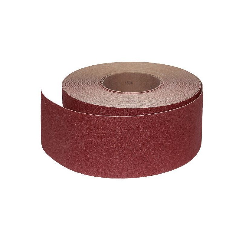 Abrasive Roll Cloth, backed 76 mm x 25 m antistatic