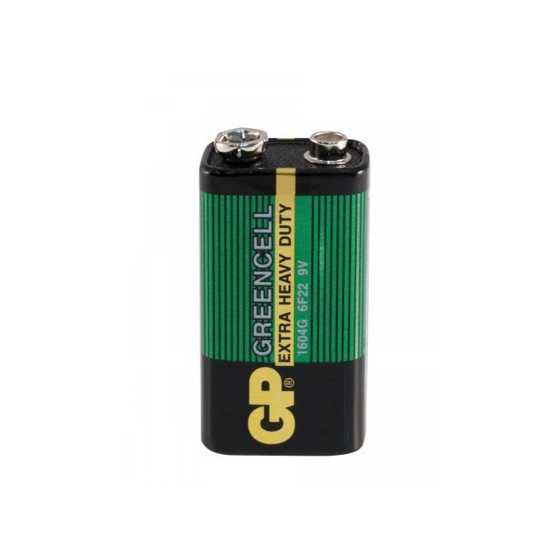 Battery 9V ZnCl Greencell GP Batteries, 1pc