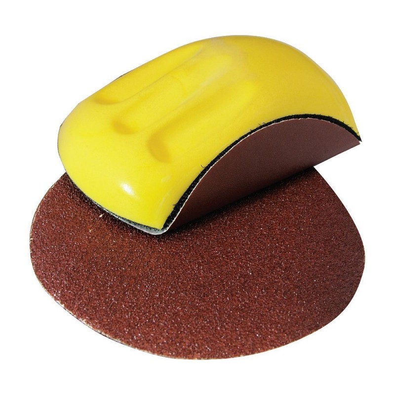 Sanding Ergonomic Block with 3 Sanding Discs 40, 120, 240 grit