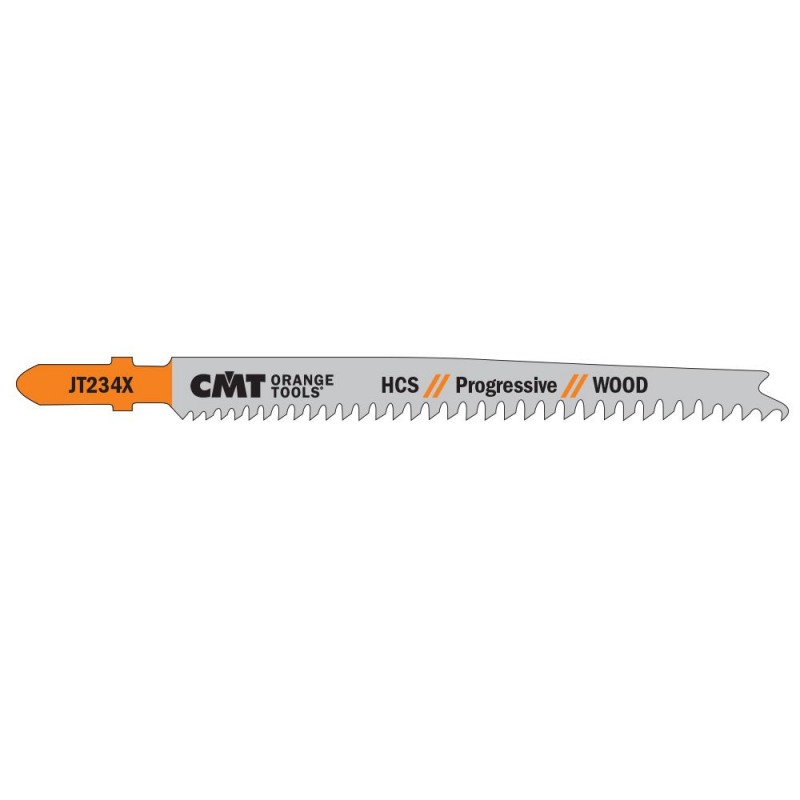 CMT Jig Saw Blade HCS Progressive Wood 234 X - L116 I90 TS2-3 (set 5pcs)