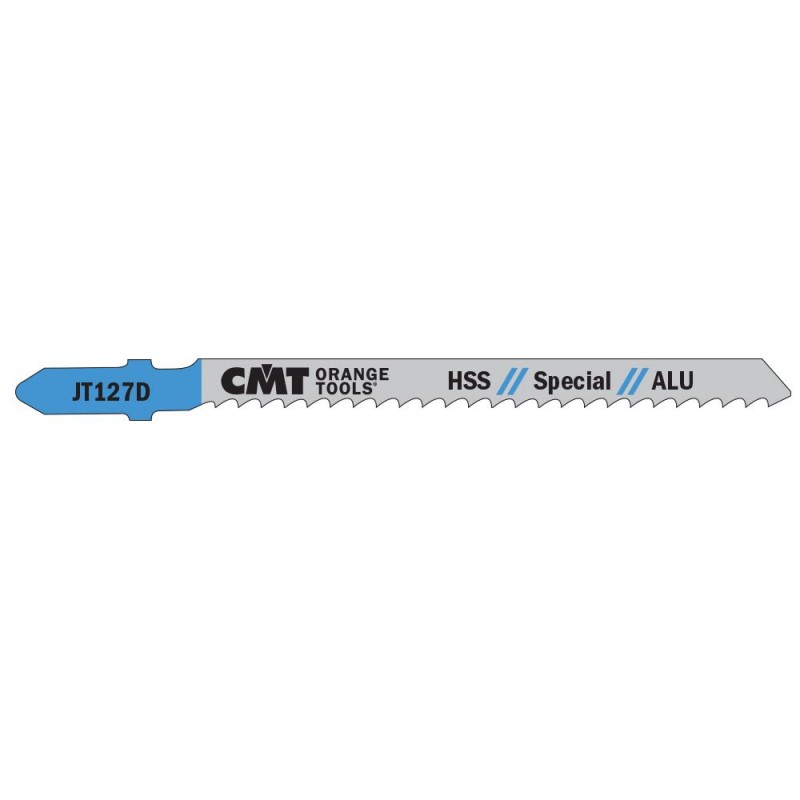 CMT Jig Saw Blade HSS Special Alu 127 D - L100 I75 TS3 (set 5pcs)