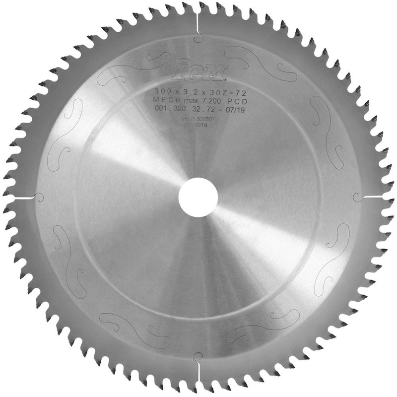 IGM Fachmann Diamond Saw Blade for Laminated Chipboard & DTD - D300x3,2 d30 Z72 H.4