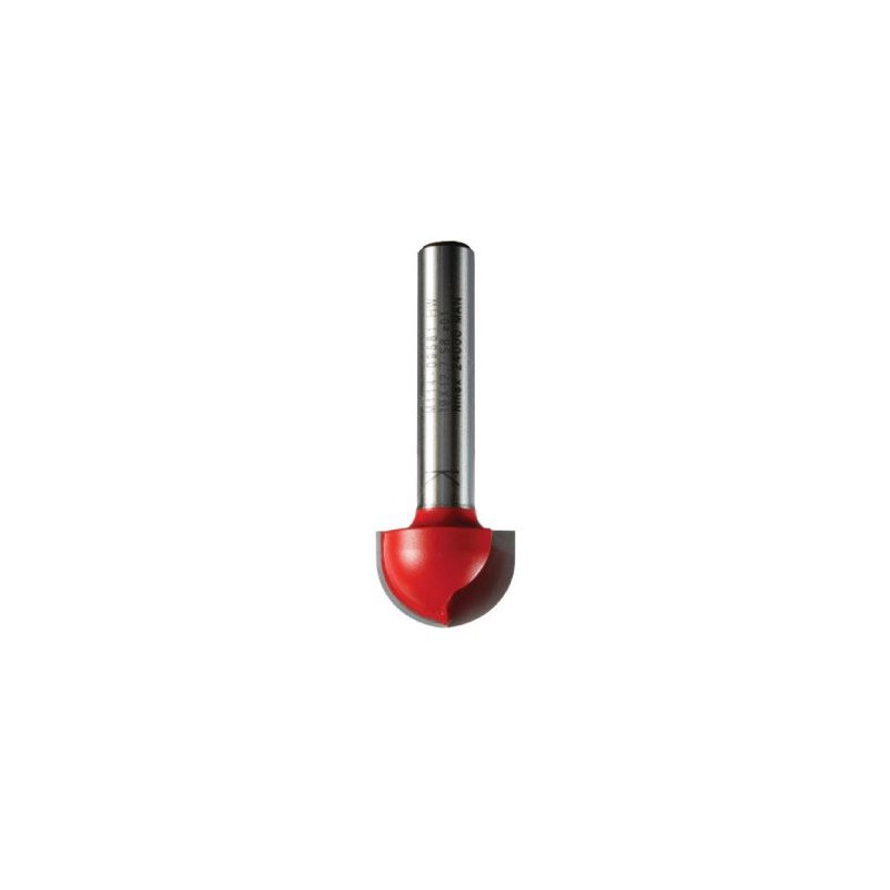IGM Fachmann Round Nose Router Bit  - R9,5 D19x12,7x52,7 S8 HW