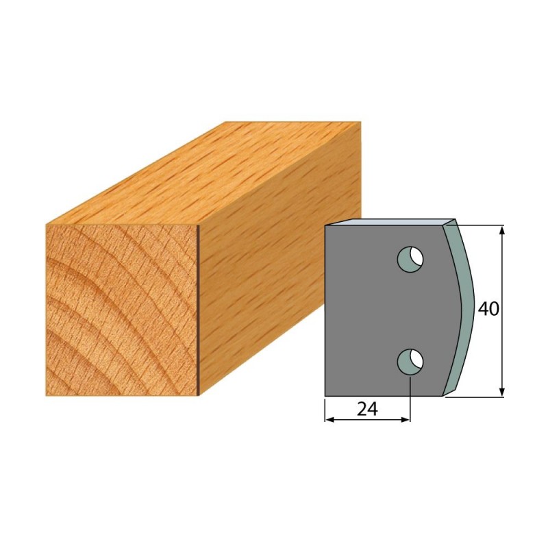 IGM Profile No.192 - 2pcs Chip Limiters 24 mm, 40x4 mm SP