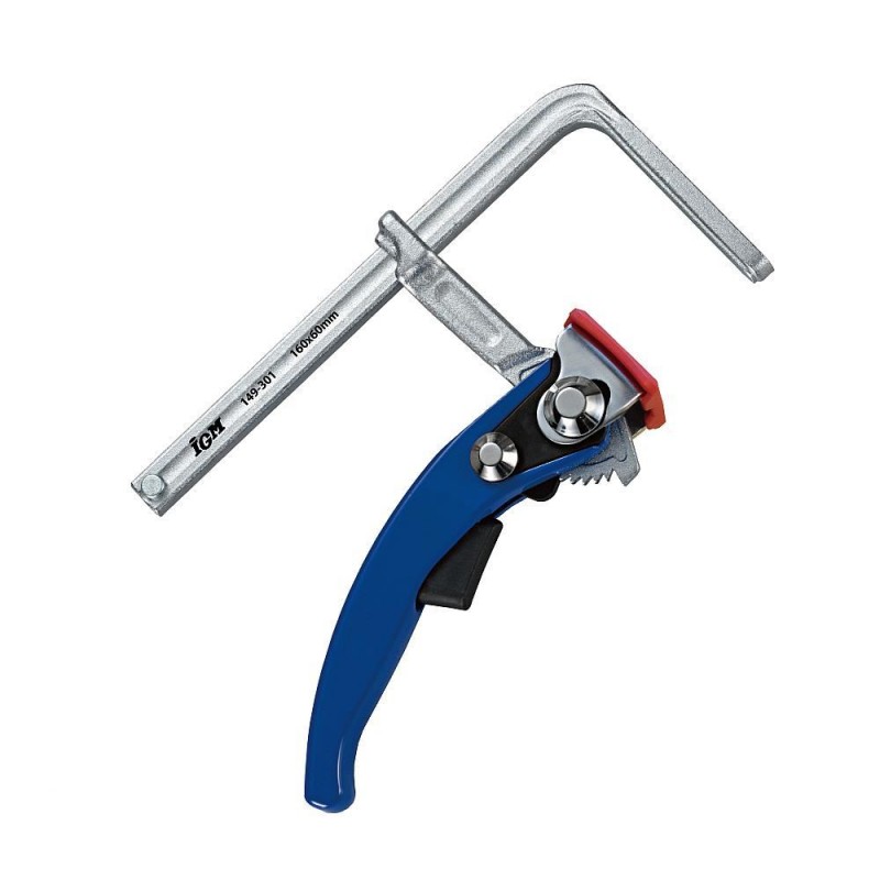 IGM Forged Quick Lever Guide Rail Clamp  - 160 x 60mm