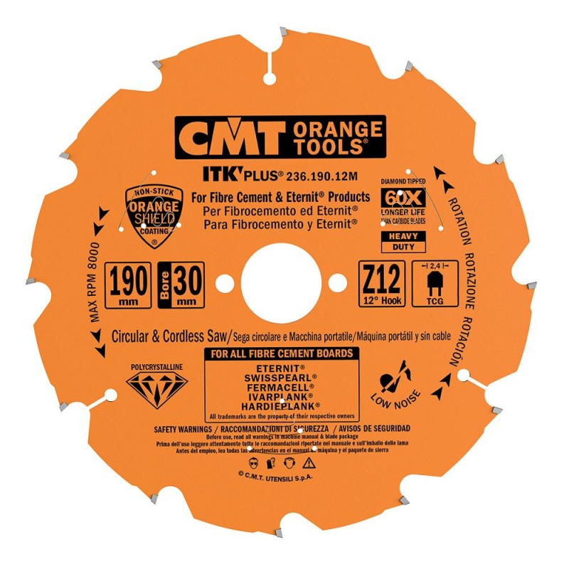 CMT Diamond Saw Blade for Ultra Hard Materials