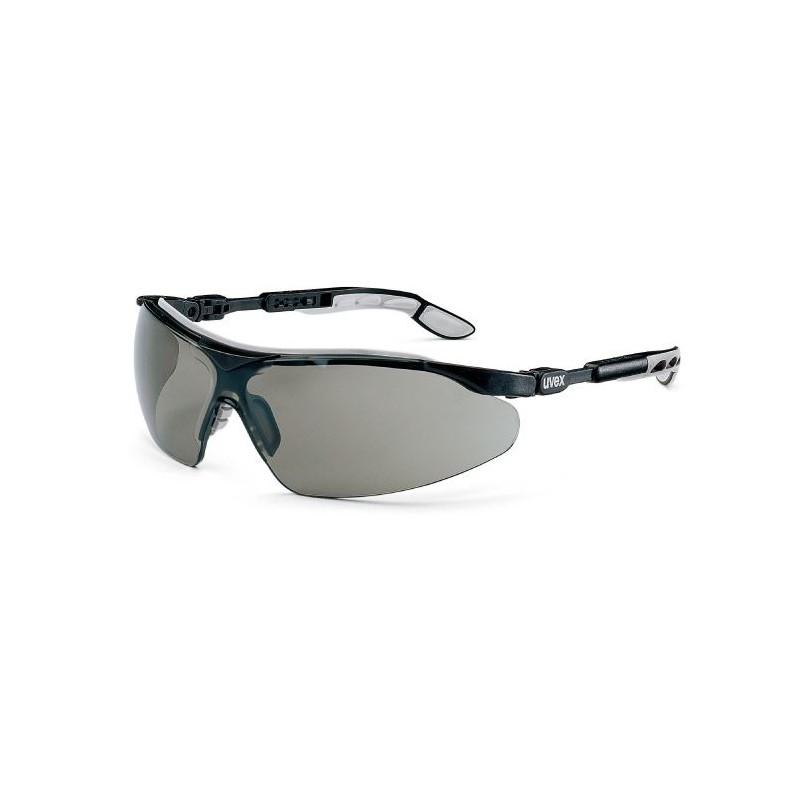 Uvex i-vo Safety Sunglasses, grey lens, black-grey
