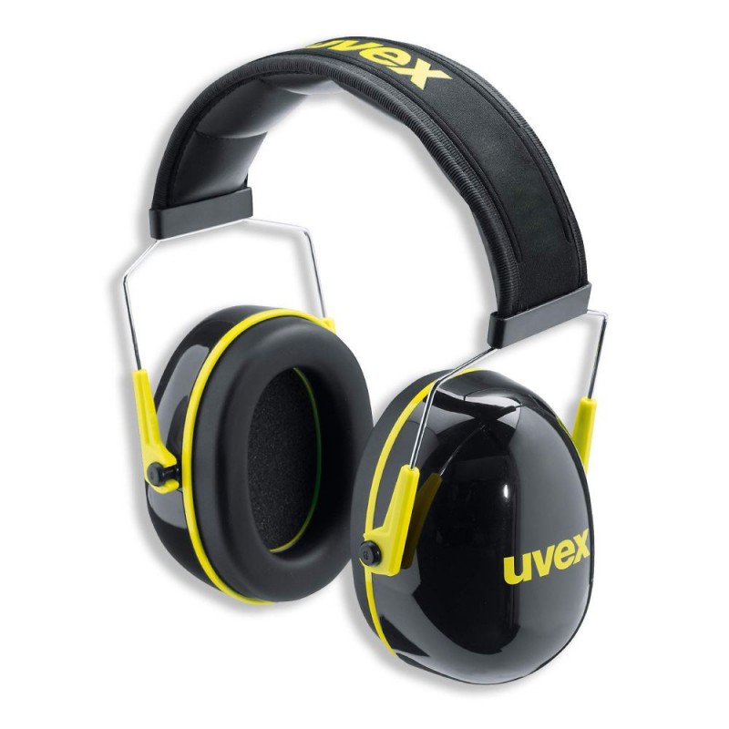 Uvex K2 Earmuffs, 32dB, black-yellow