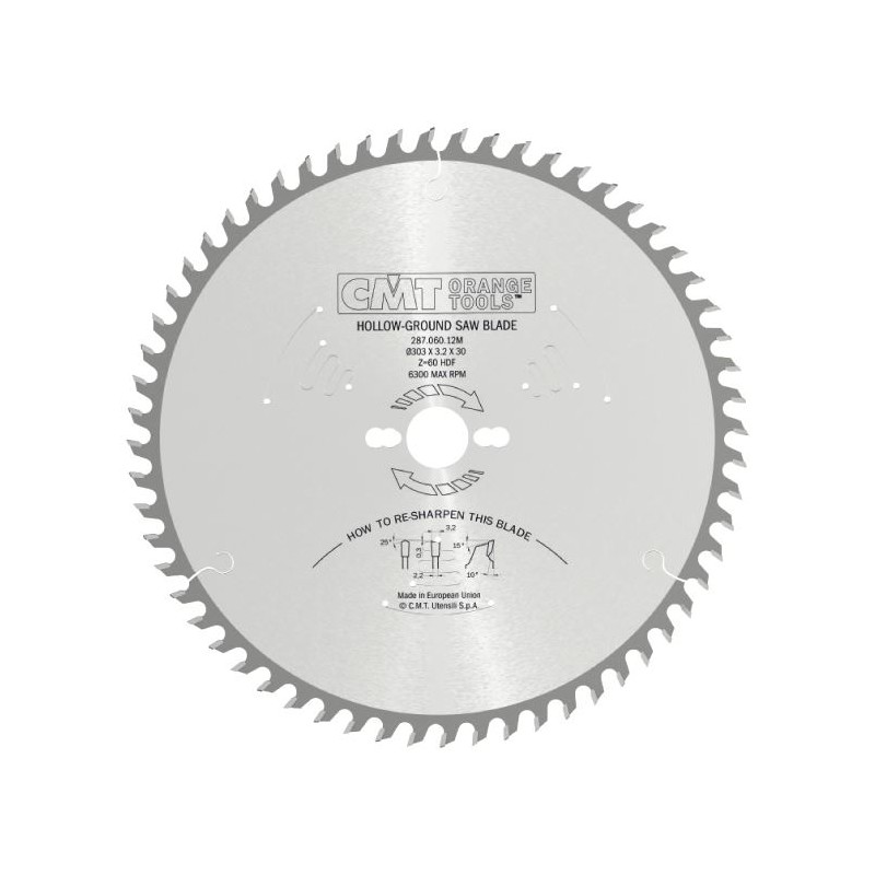 CMT Industrial C287 Saw Blade for Laminated Boards without Scorer