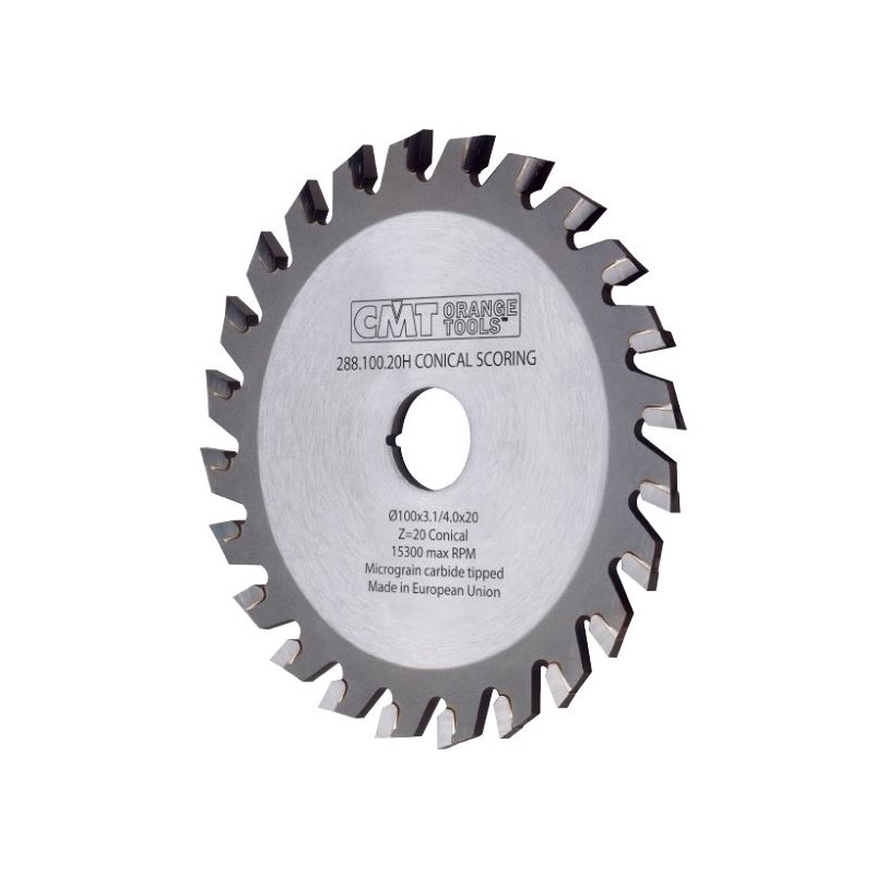 CMT Conical Scoring Blade for CNC Panel Sizing Machine